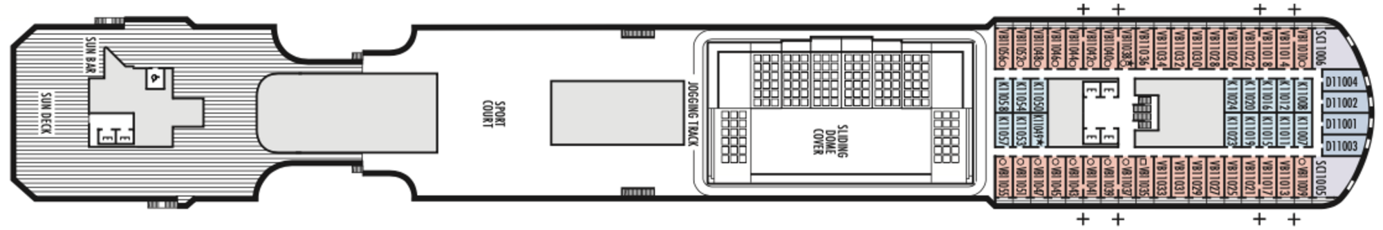 Deck 11 - Sun plan